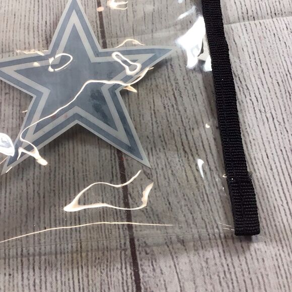 Dallas Cowboys, Clear Lanyard/Ticket Bag With Zipper - Picture 11 of 12